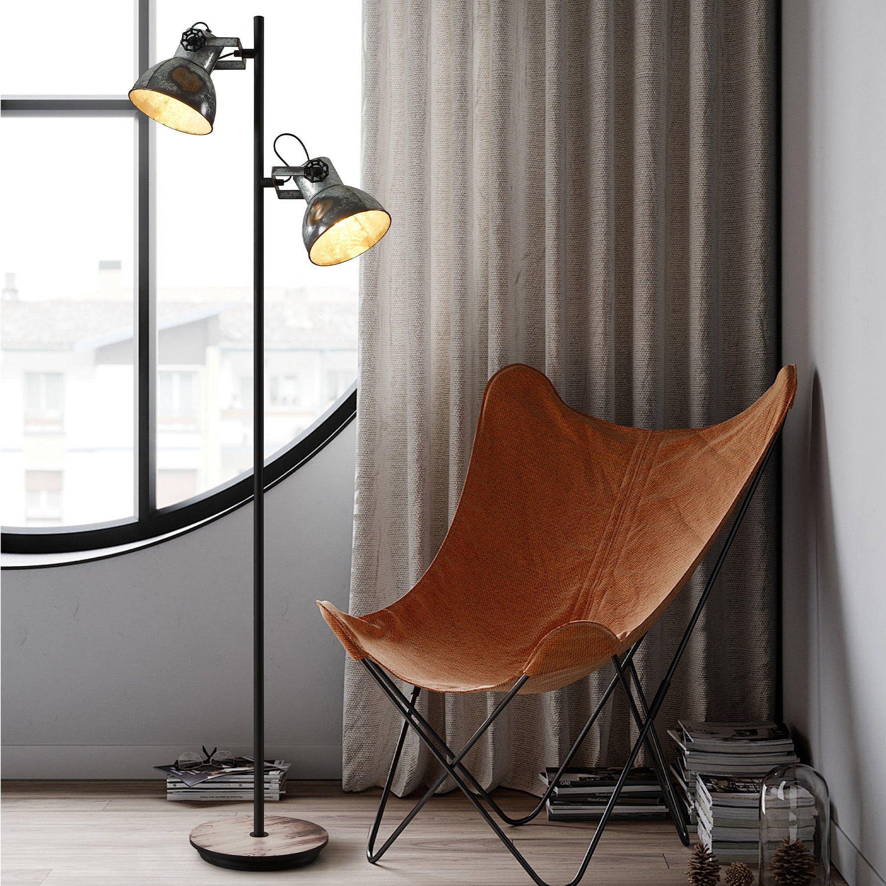 Eglo EU CITY Outdoor Wall Light – Stainless Steel, White Diffuser, E27, IP44 Exterior Lighting product image - Endon Lighting from First Light Direct with great prices and fast UK delivery