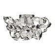 Curls 3Lt Semi-Flush  - Chrome Metal