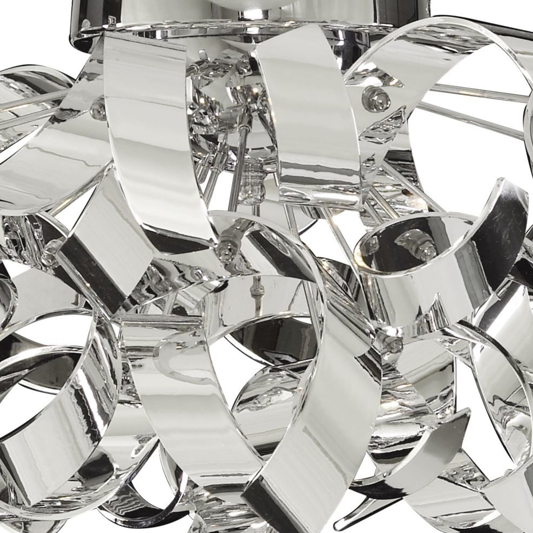 Searchlight Electric Curls 3Lt Semi-Flush  - Chrome Metal 4973-3CC