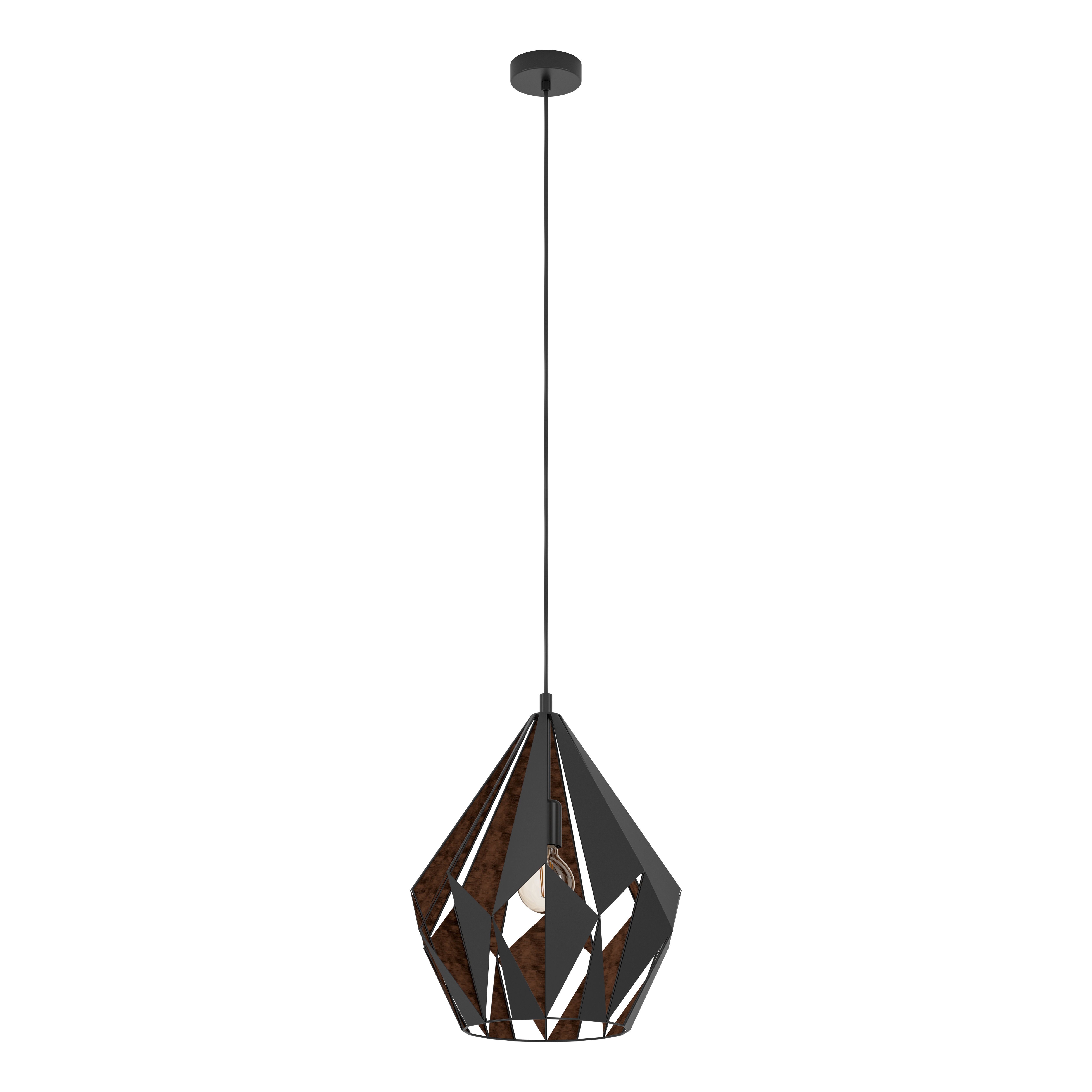 Eglo Lighting HL/1 E27 black/copper 'CARLTON 1' Vintage from the CARLTON 1 range. Part Number - 49878