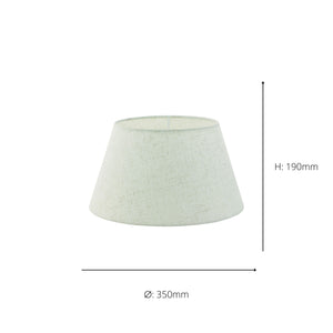 Eglo EU 1+1 Vintage Cream Fabric Lamp Shade