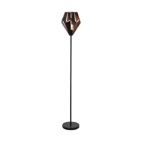 Eglo EU Carlton Floor Lamp Black/Copper 