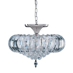Searchlight Electric Sigma 5Lt Flush - Chrome Metal & Acrylic 50004CC