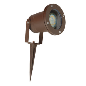 Searchlight Electric Spikey Outdoor Spike - Rust Brown Metal 5001RUS-LED
