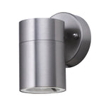 Searchlight Electric Metro Outdoor Wall Light - Stainless Steel Metal & Glass 5008-1-LED