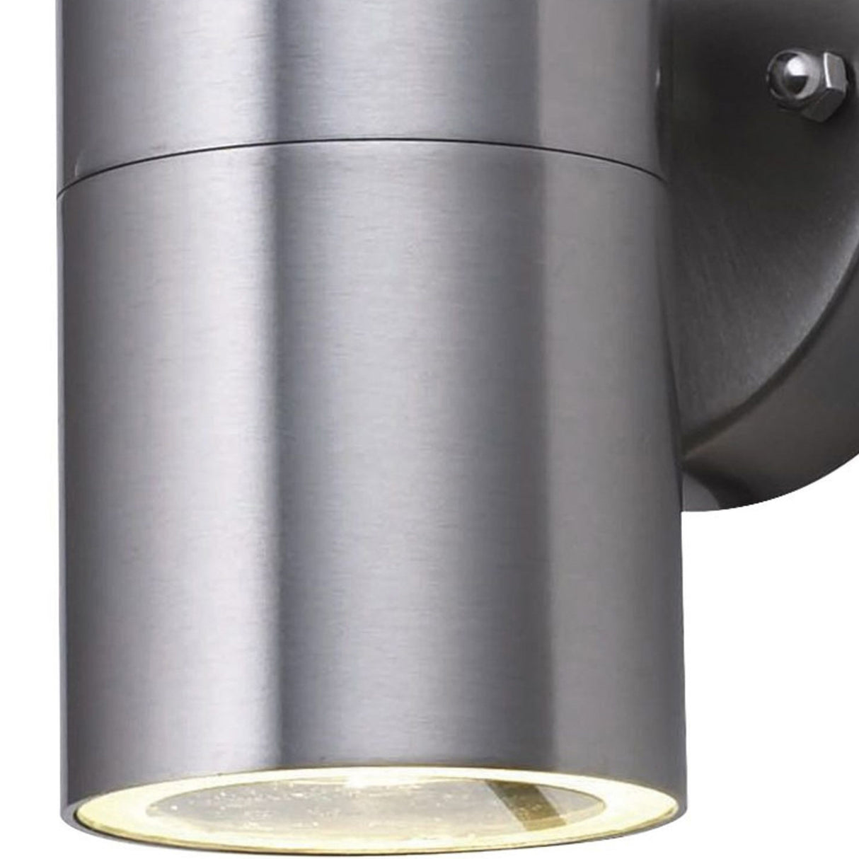 Searchlight Electric Metro Outdoor Wall Light - Stainless Steel Metal & Glass 5008-1-LED