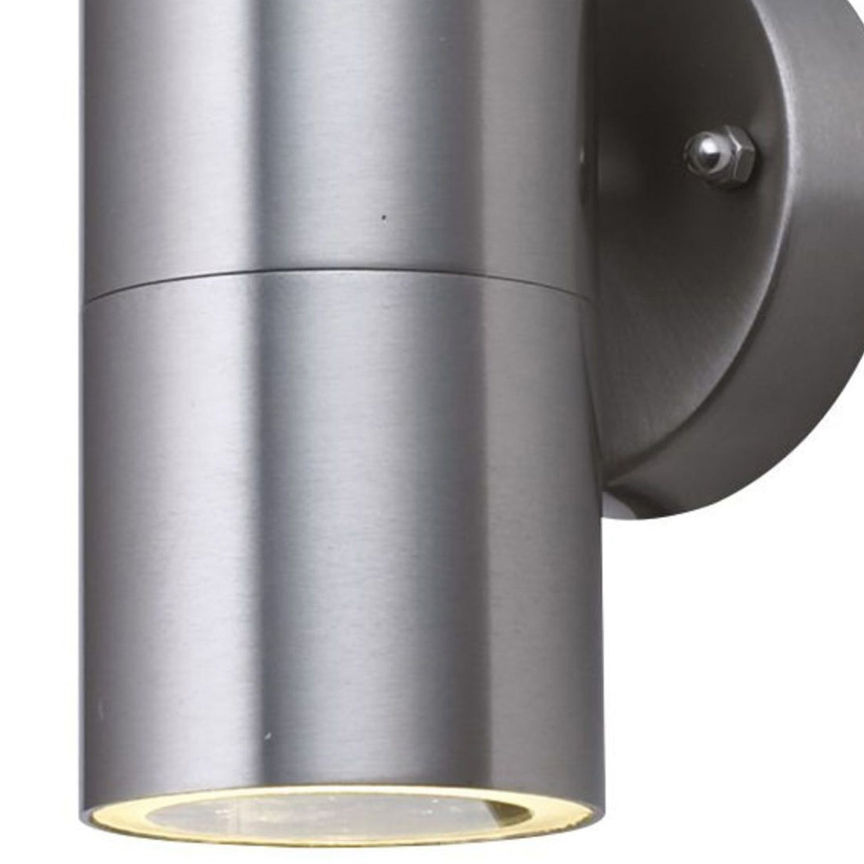 Searchlight Electric Metro Outdoor Wall Light - Stainless Steel Metal & Glass 5008-2-LED