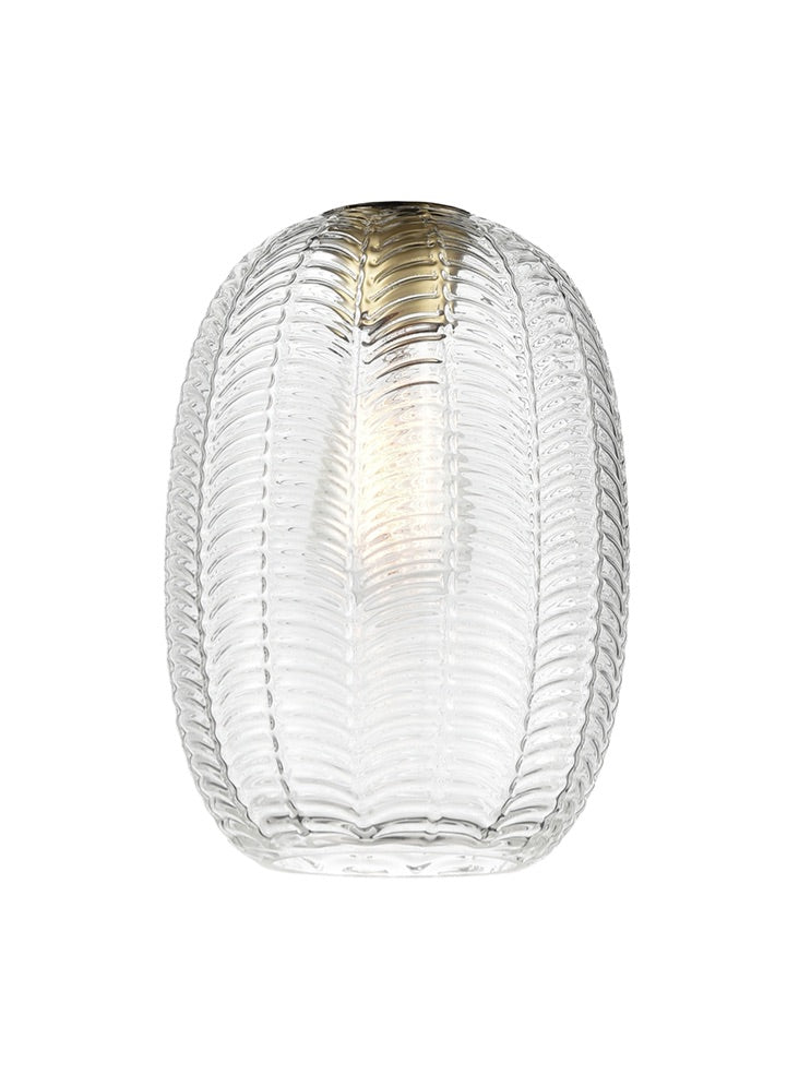 Franklite Chevron Clear Glass 180mm x 250mm Mezcla part no - 500