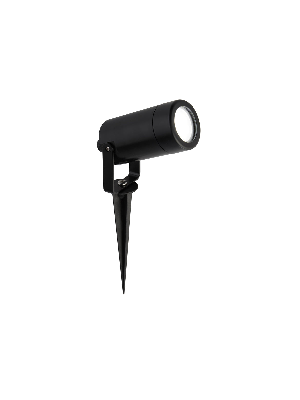 Spikey Outdoor Coastal Spotlight - Black Polycarbonate