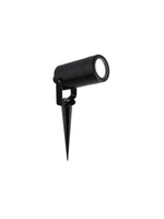 Spikey Outdoor Coastal Spotlight - Black Polycarbonate