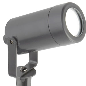 Searchlight Electric Spikey Outdoor Coastal Spotlight - ABS & Polycarbonate 5010GY