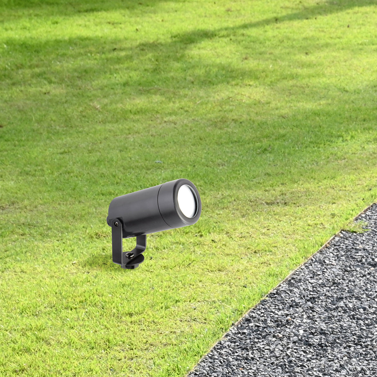 Searchlight Electric Spikey Outdoor Coastal Spotlight - ABS & Polycarbonate 5010GY