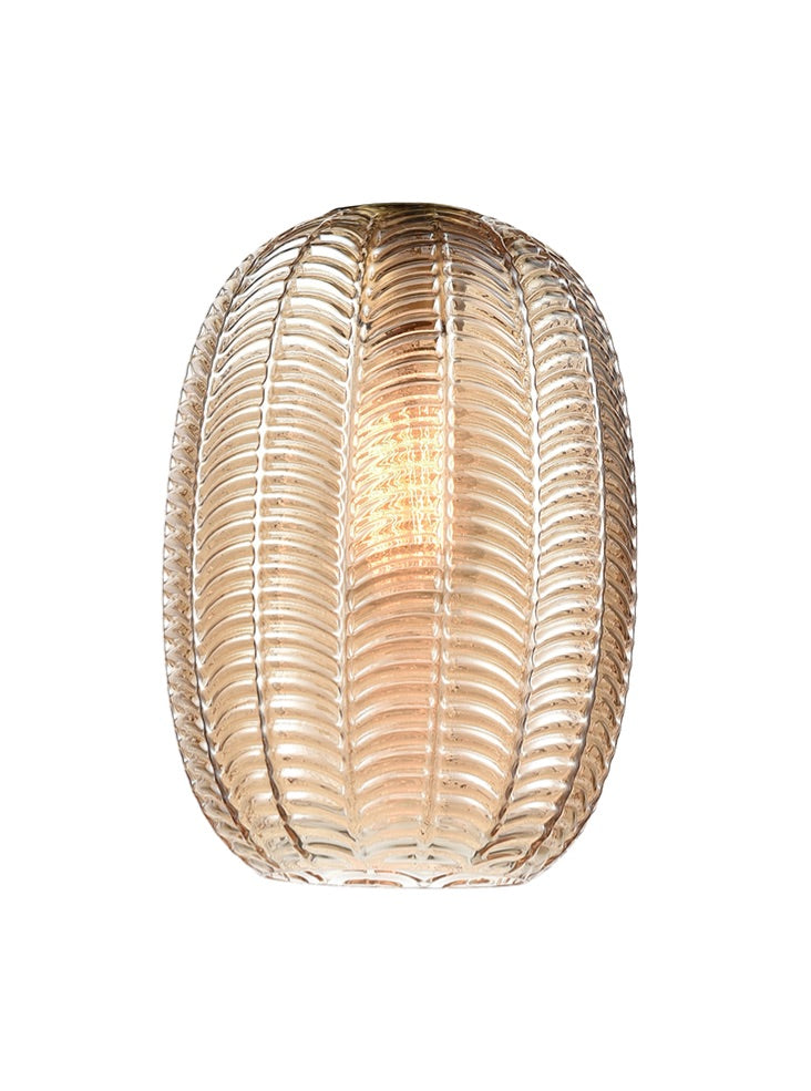 Franklite Chevron Amber Glass 180mm x 250mm Mezcla part no - 502