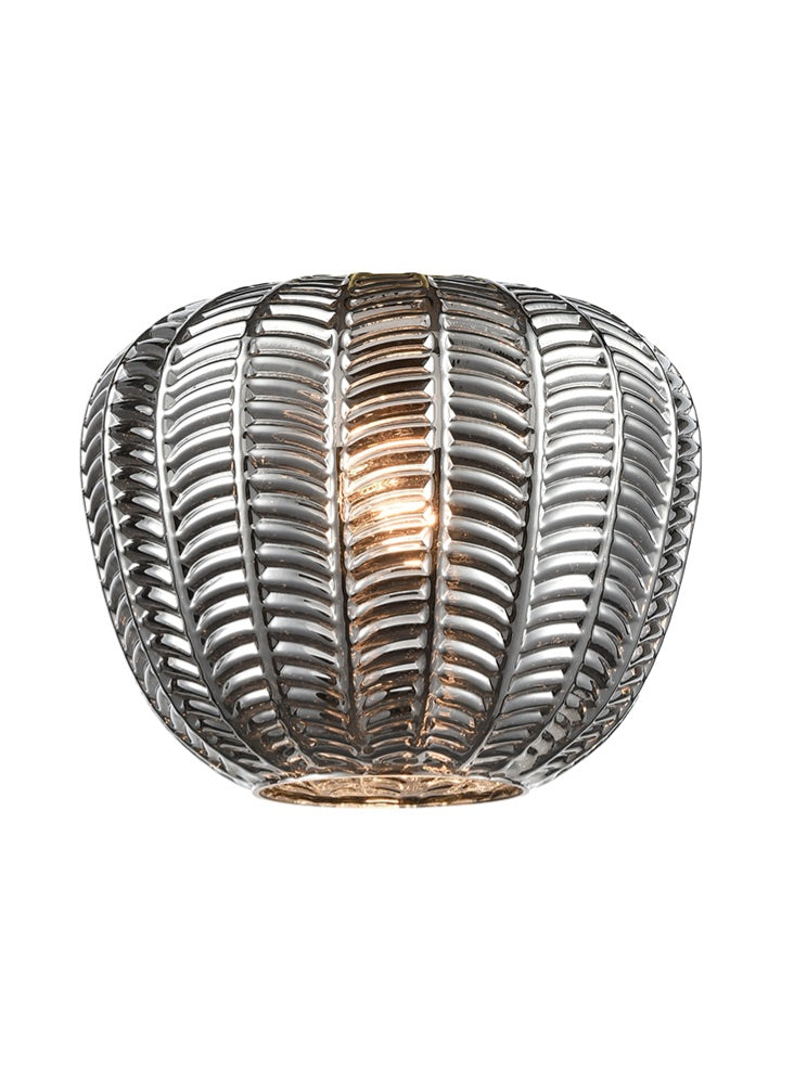 Franklite Chevron Smoke Glass 230mm x 180mm Mezcla part no - 506