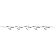 Cable & Spot 5Lt LED Kit - Chrome Metal
