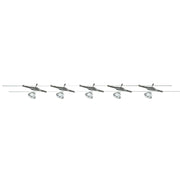 Cable & Spot 5Lt LED Kit - Chrome Metal