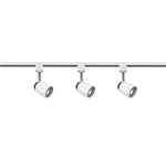 Track & Spot 3Lt LED Kit -White Metal