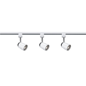 Track & Spot 3Lt LED Kit -White Metal