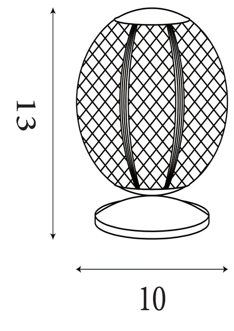 Searchlight Electric Allure Table Lamp, Chrome Metal & Clear Acrylic 51482CC