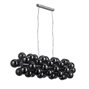 Searchlight Electric Berry 25Lt Bar Pendant  - Chrome Metal & Smoked Glass 52131-25SM