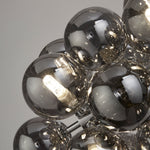 Searchlight Electric Berry 25Lt Bar Pendant  - Chrome Metal & Smoked Glass 52131-25SM