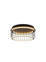 Circolo Cage Flush - Black Metal & White Silicon