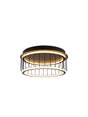 Circolo Cage Flush - Black Metal & White Silicon