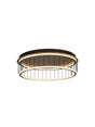 Circolo Cage Flush - Black Metal & White Silicon