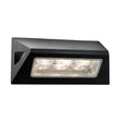 Peru LED Outdoor Wall Light  -  Black & Glass Diffuser,IP44