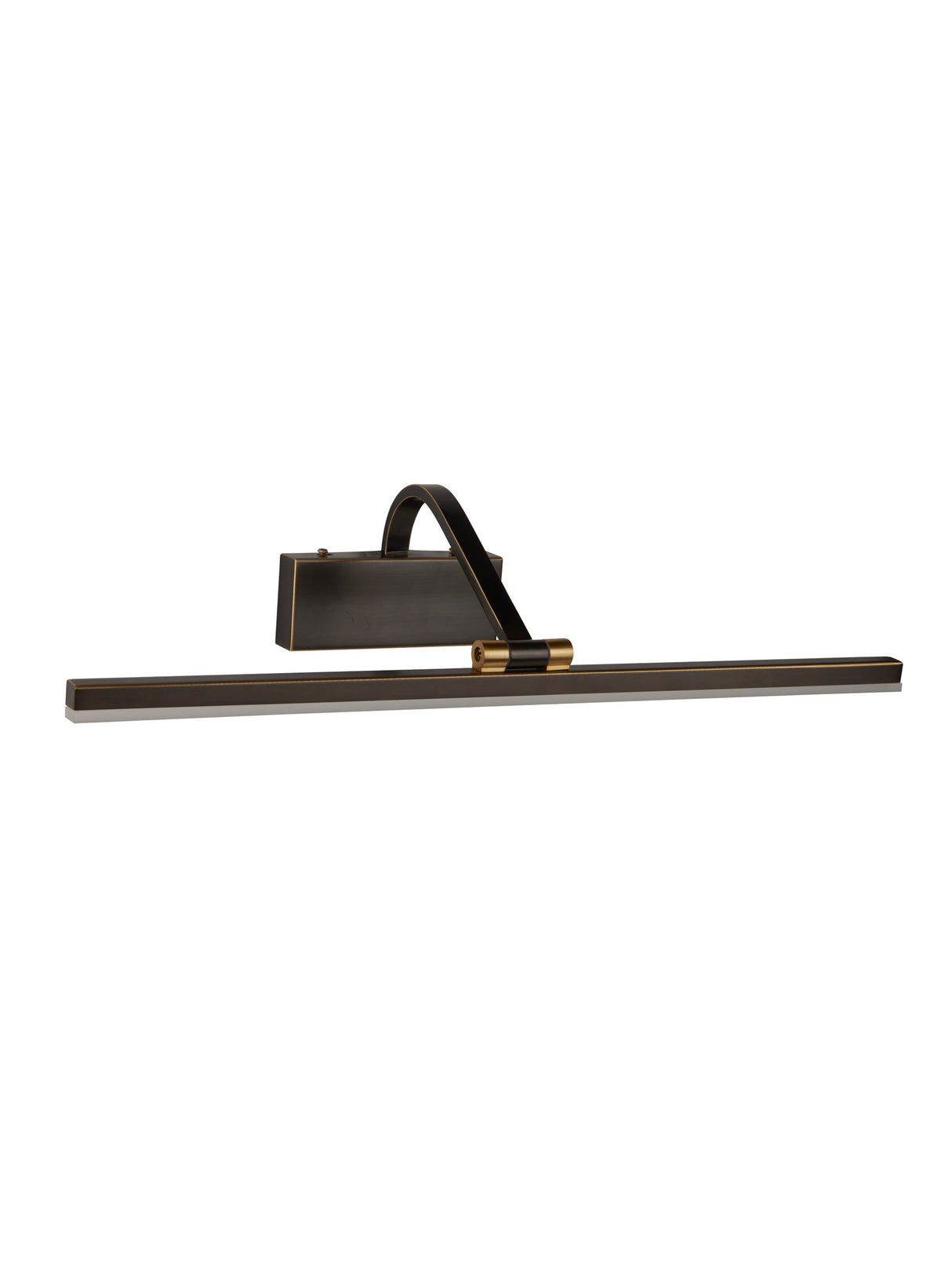 Searchlight Electric Bilbao  Picture Light - Black & Brushed Gold Metal 5551-51BG