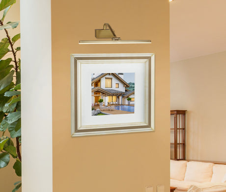 Searchlight Electric Bilbao  Picture Light - Satin Brass Metal 5551-51SB