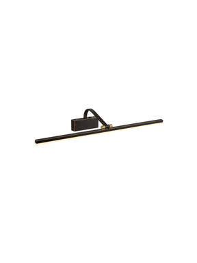 Bilbao  Picture Light - Black & Brushed Gold Metal