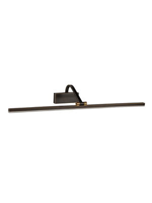 Searchlight Electric Bilbao  Picture Light - Black & Brushed Gold Metal 5551-70BG