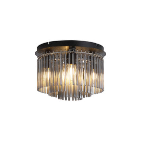 Swizzle 5Lt Flush, Matt Black Metal with Smoked Rods