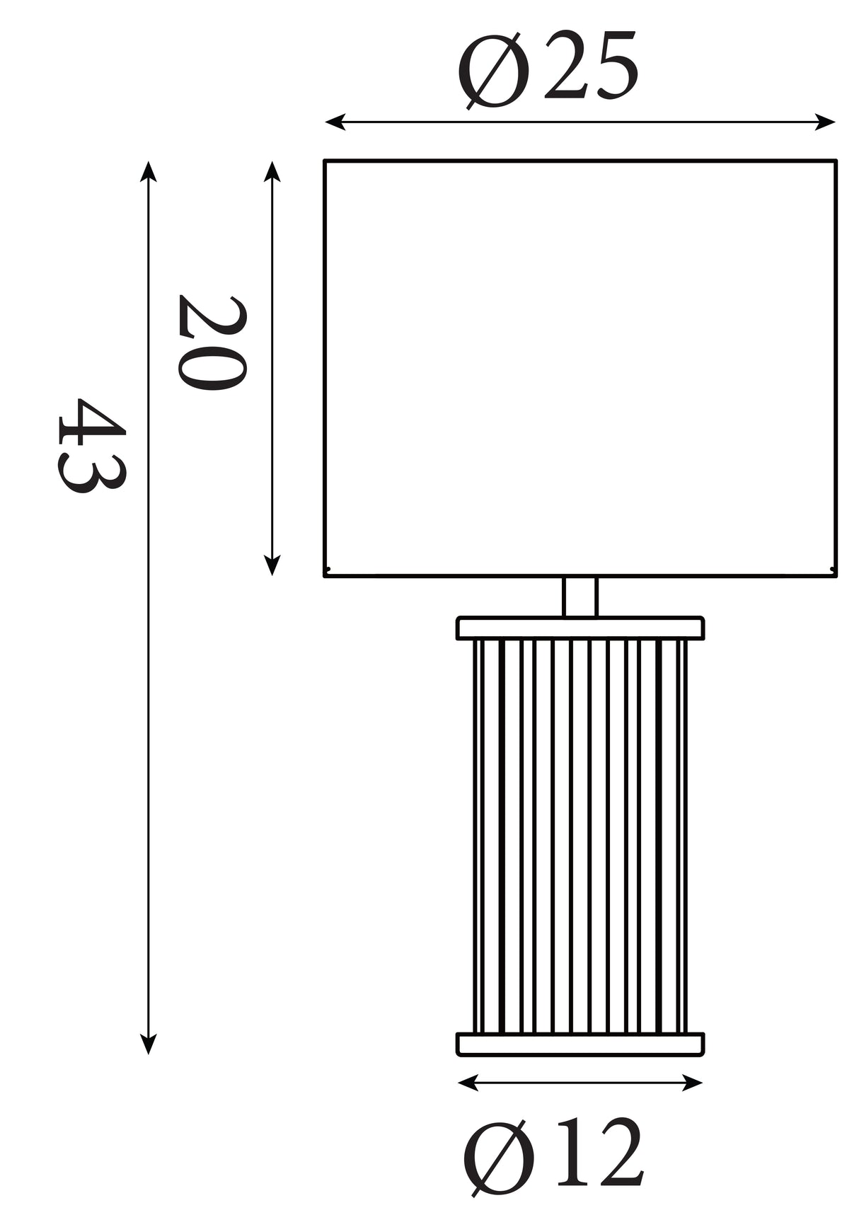 Searchlight Electric Swizzle 1Lt Table Lamp, Gold Metal and White Shade 55623CP