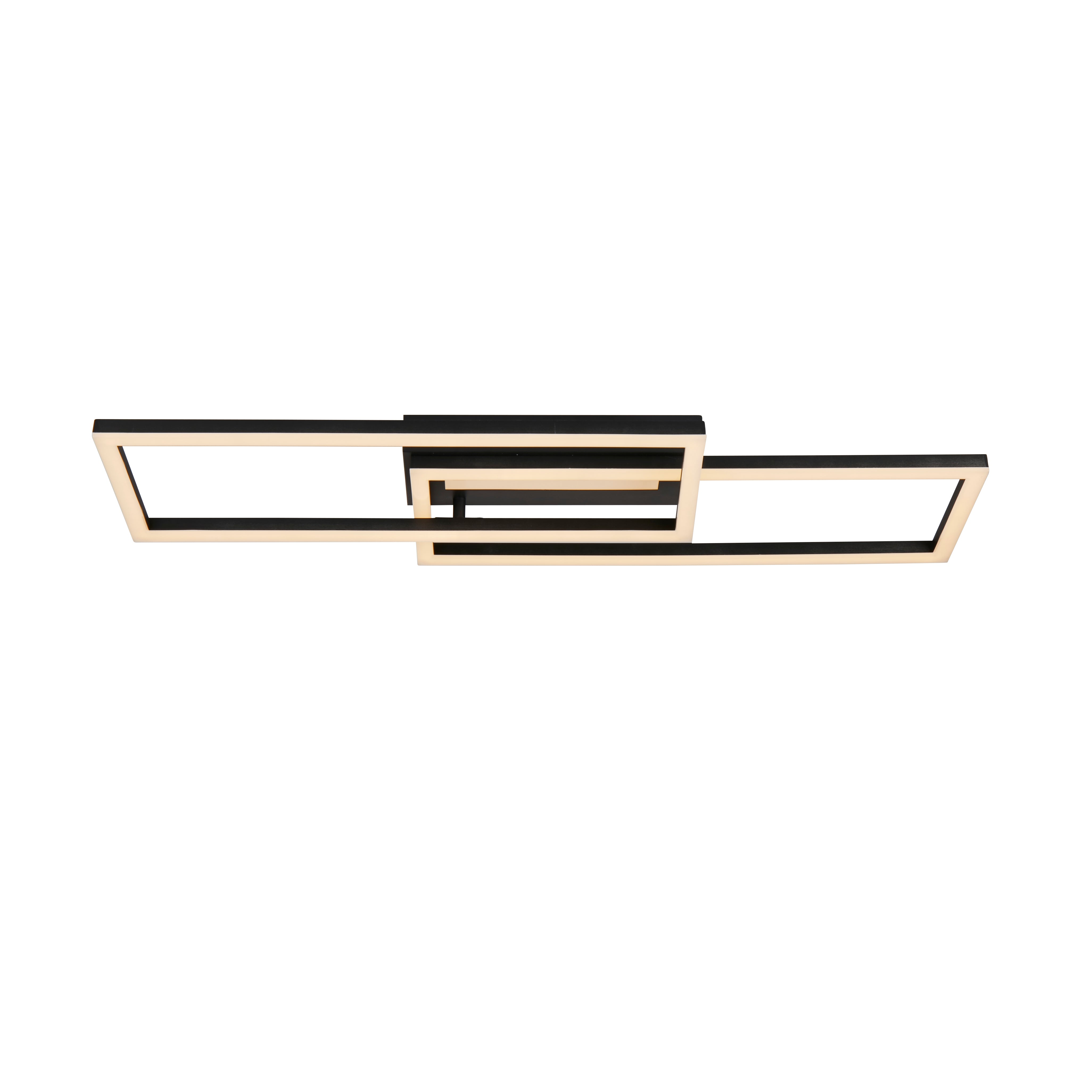Ovaloid LED Flush. Matt Black