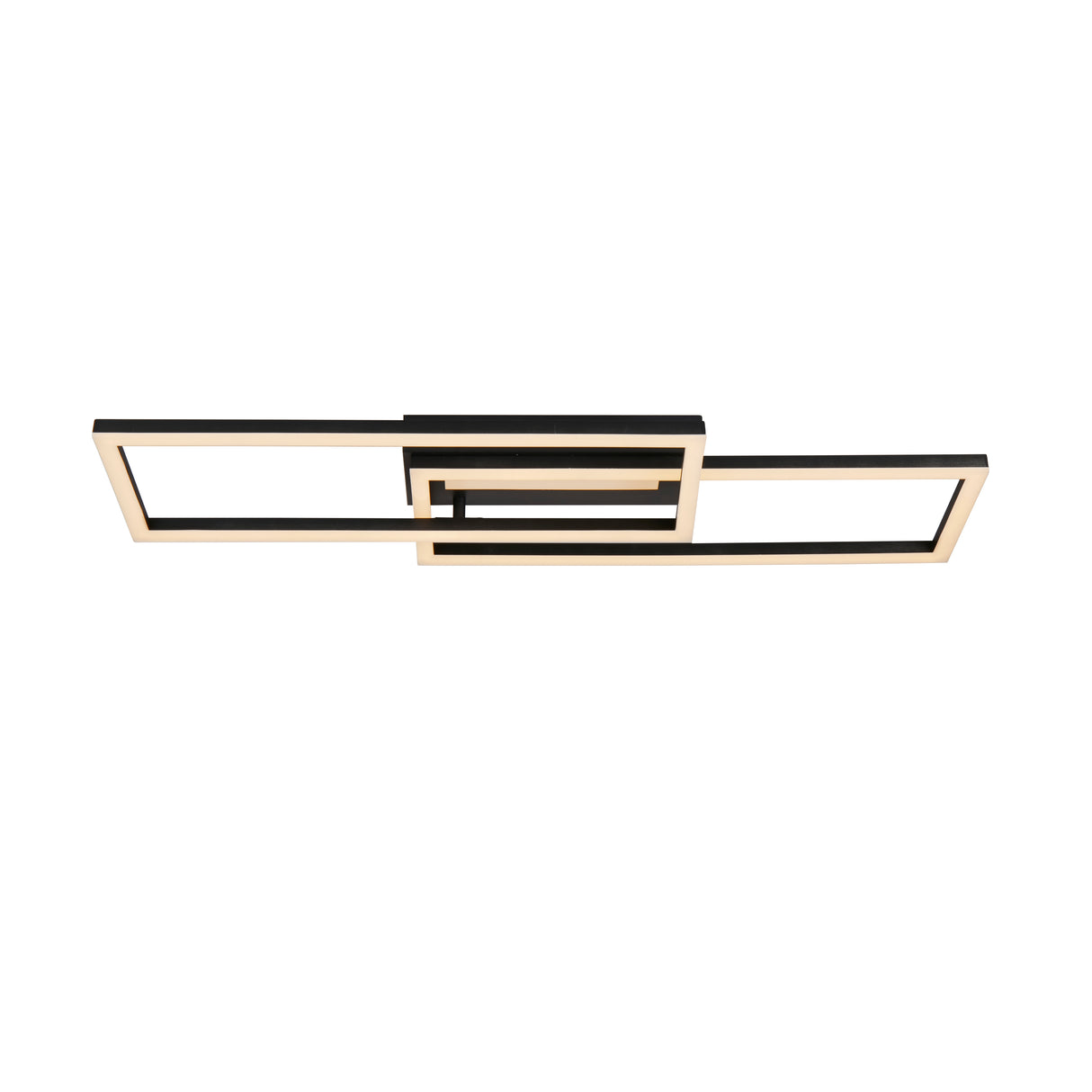 Ovaloid LED Flush. Matt Black