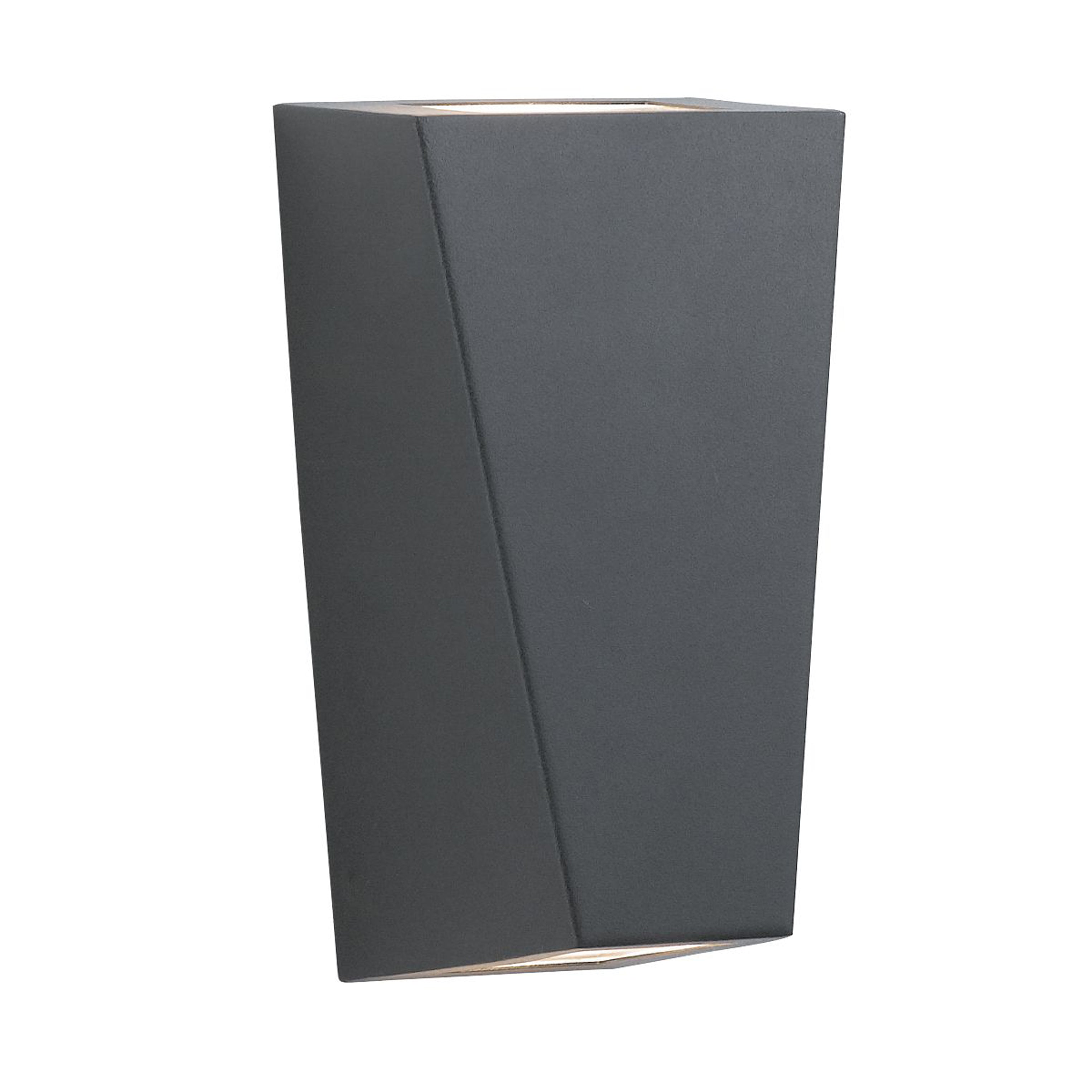 Sheffield Outdoor Wall Light  - Black Metal & Glass