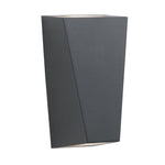 Sheffield Outdoor Wall Light  - Black Metal & Glass