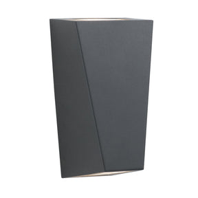 Sheffield Outdoor Wall Light  - Black Metal & Glass