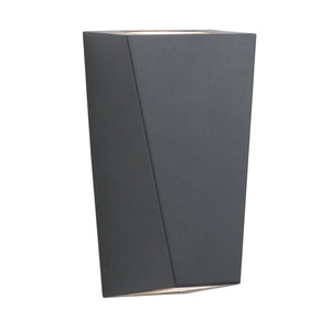 Sheffield Outdoor Wall Light  - Black Metal & Glass