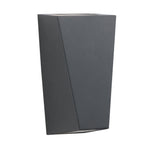 Searchlight Electric Sheffield Outdoor Wall Light  - Black Metal & Glass 5600-2BK-LED