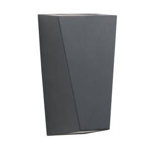 Searchlight Electric Sheffield Outdoor Wall Light  - Black Metal & Glass 5600-2BK-LED