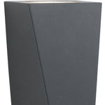 Searchlight Electric Sheffield Outdoor Wall Light  - Black Metal & Glass 5600-2BK-LED