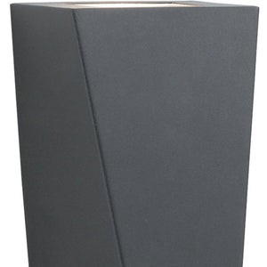 Searchlight Electric Sheffield Outdoor Wall Light  - Black Metal & Glass 5600-2BK-LED
