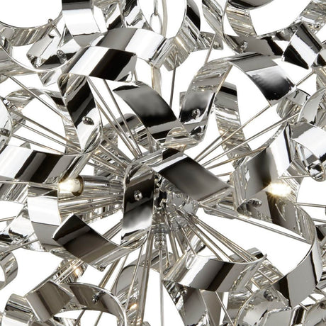 Searchlight Electric Curls 6Lt Pendant - Chrome Metal 5686-6CC