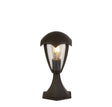 Bluebell Outdoor Post - Grey Metal & Clear Polycarb