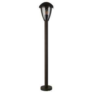 Searchlight Electric Bluebell Outdoor Post - Grey Metal & Clear Polycarb 57892-970