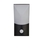 Searchlight Electric Copenhagen Wall Light - Black Metal & Opal Polycarbonate 58321BK