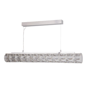 Searchlight Electric Remy LED Pendant - Chrome & Clear Crystal Trim 5861CC
